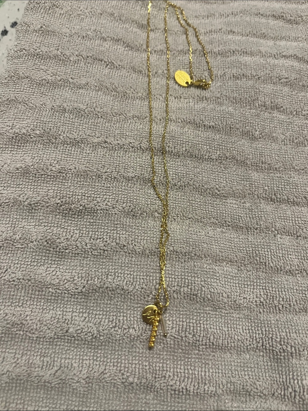 Maison Scotch by Scotch and Soda Rock-chic Pendant Necklace/ Disc and Bar Charms